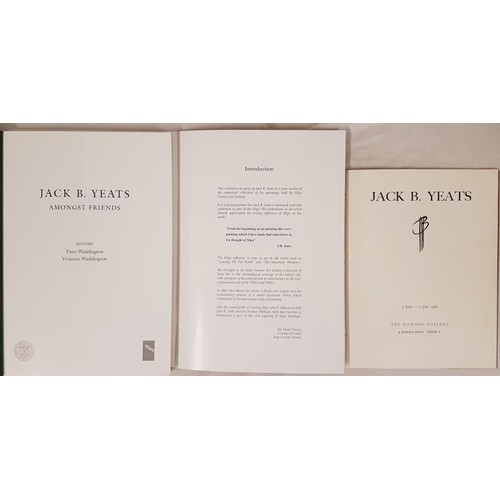 579 - Jack B. Yeats Exhibition Catalogue Dawson Gallery, Dublin in June/July 1966 Illus.;  and&n... 