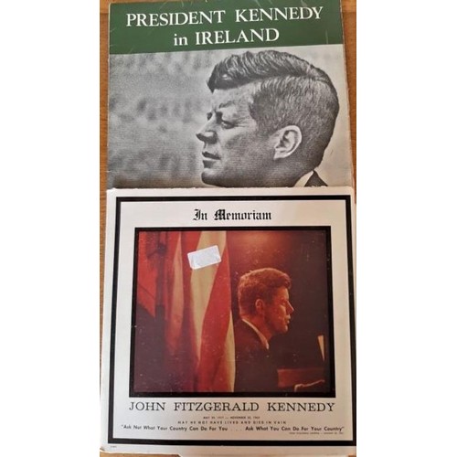 582 - John F. Kennedy interest: Actual photograph from Independent Newspapers taken during Kennedy’s... 