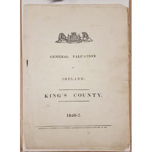 179 - General Valuation of Ireland: King's County 1846-7 and Centenary Souvenir Church of the Nativity of ... 