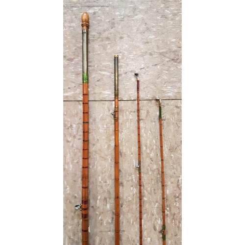 33 - Vintage Boag (Edinburgh) 4-Piece Split Cane Fishing Rod, c.12ft6in