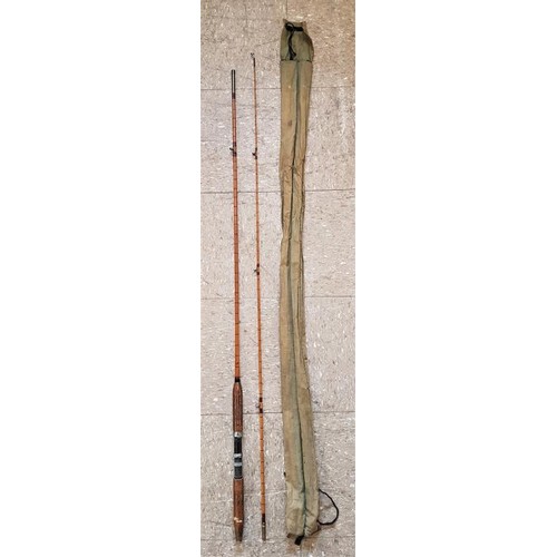 35 - Vintage Split Cane 2-Piece Fishing Rod, c.8ft6in, The Nimrod by Allcock