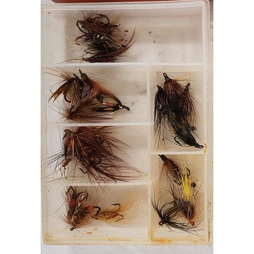 46 - One Malloch's Tin of Various Fishing Flies and Two Other Boxes of Fishing Flies