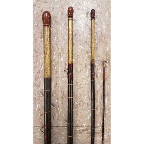 58 - Vintage 4 Piece Fishing Rod c.10ft