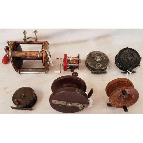 76 - Collection of Seven Fishing Reels