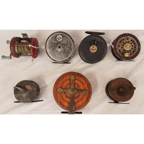 103 - Collection of Seven Fishing Reels