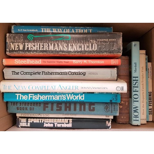 135 - Large Box of Fishing Interest Books