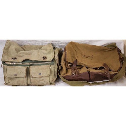 Two Vintage Fishing Bags