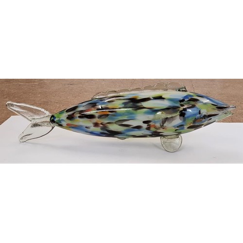 160 - Vintage Murano Fish - 21ins long