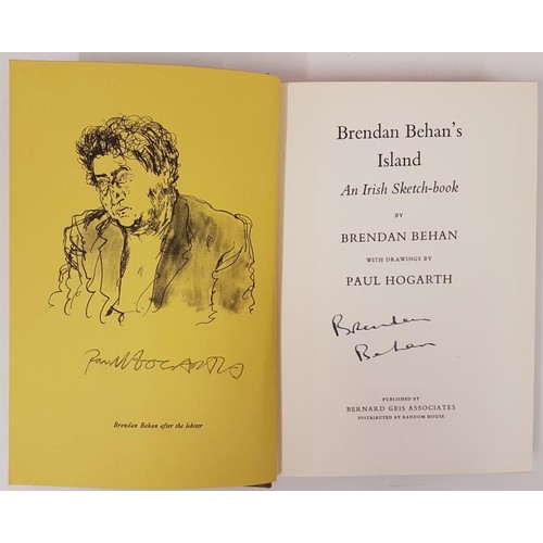 19 - Brendan Behan. Brendan Behan’s Island. 1961. 1st. Signed by author on title page