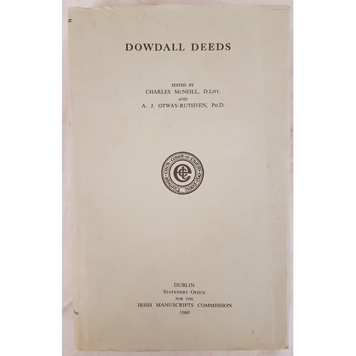 75 - Dowdall Deeds, IMC, 1960. Nice bright copy with dust jacket