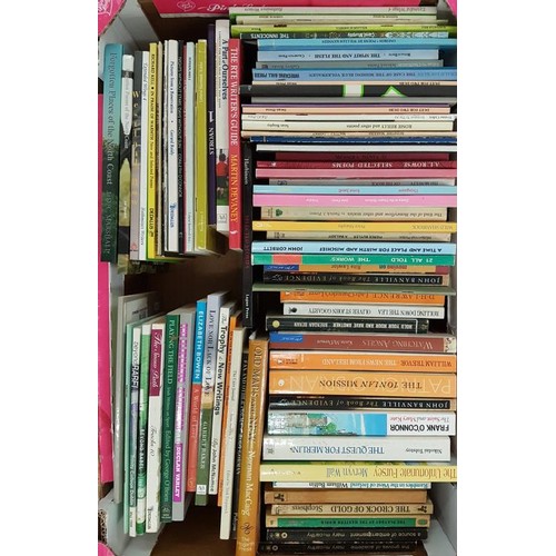98 - Box of Irish literary fiction and poetry. 80+ vols including over 50 of modern poetry from all over ... 