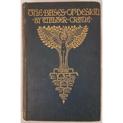 153 - Crane, Walter The Bases of Design, 1898 first edition, illustrations, gilt decorated cloth. Importan... 