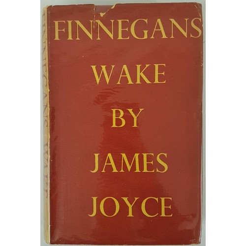 168 - James Joyce. Finnegan's Wake. 1946. 2nd edit in scarce dust jacket.