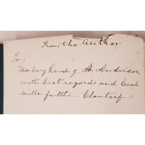 169 - Songs of Liberty, Thomas O Brien, ‘Clontarf’, D. 1889 – inscribed copy from the au... 