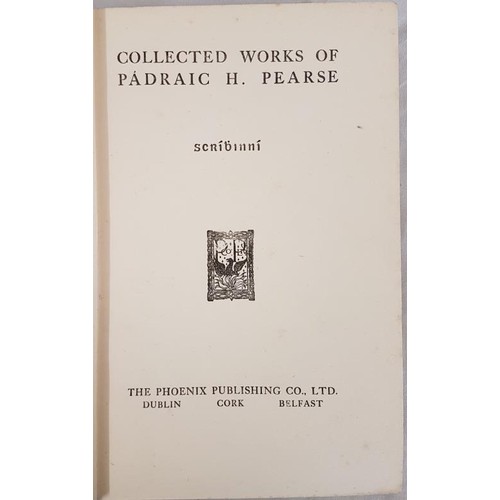 173 - The Collected Works and Life of Padraic H. Pearse in 6 vols, Phoenix Pub Dublin, nd but c1930; unifo... 