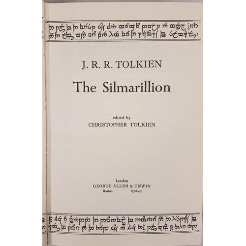 180 - The Silmarillion, JRR Tolkien, George Allen & Unwin, 1977, second impression, with Dust Jacket... 