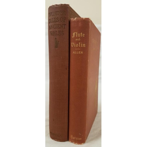 203 - Flute and Violin and Other Kentucky Tales, James Lane Allen, Harper & Brothers, 1891, no Dust Ja... 