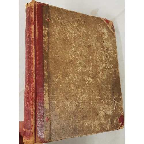 224 - Irish Manuscript Recipe Book.  A small quarto volume. (17 x 20 cm).  With recipes, fifty two pages, ... 