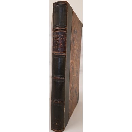 226 - Charles Waterton Wanderings in South America, The U.S. and The Antilles. 1828. Half calf. Scarce Ame... 