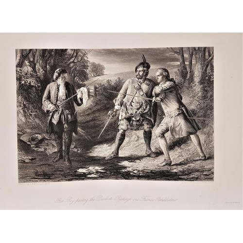 233 - Six Engravings in Illustration of Rob Roy for Members of the Royal Association for Promotion of the ... 