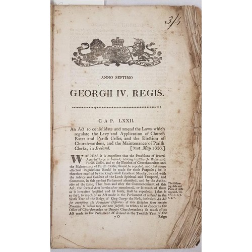 296 - Contagious Diseases & Hospitals in Ireland: An Act to Establish Regulations for Preventing Conta... 