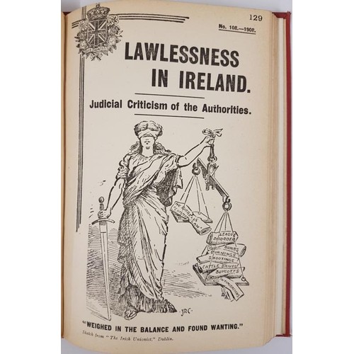 325 - Facts of Radical Misgovernment and the Home Rule Question down to Date 1909-1910. Irish Unionist All... 