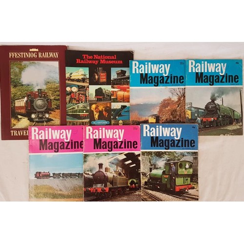 587 - Small bundle of Railway Magazines ((IPC) from the 197O’s and two others, all clean copies, ill... 