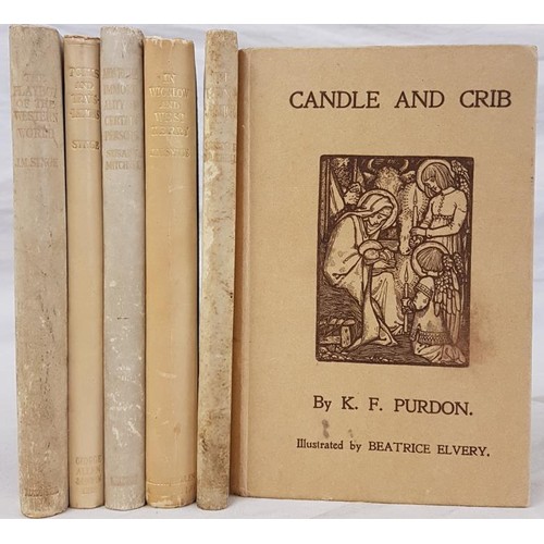 632 - Candle and Crib by K. Purdon, colour illustrations by Beatrice Elvery; Playboy of the Western World ... 