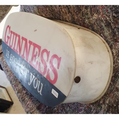 16 - 'Guinness is Good for You' Plastic Advertising Sign (A/F) - 21.5 x 8.5ins