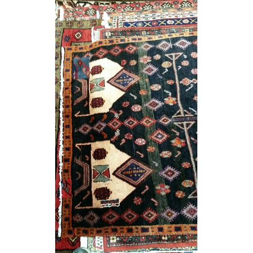 233 - A good handmade semi old Iranian 100% pure wool carpet. Full pile. Abrash inclusive adding appeal to... 