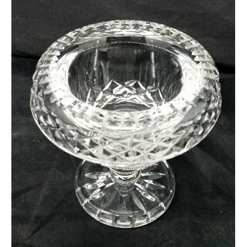 247 - Waterford crystal sugar bowl 3.75 inches tall x 4 inches wide