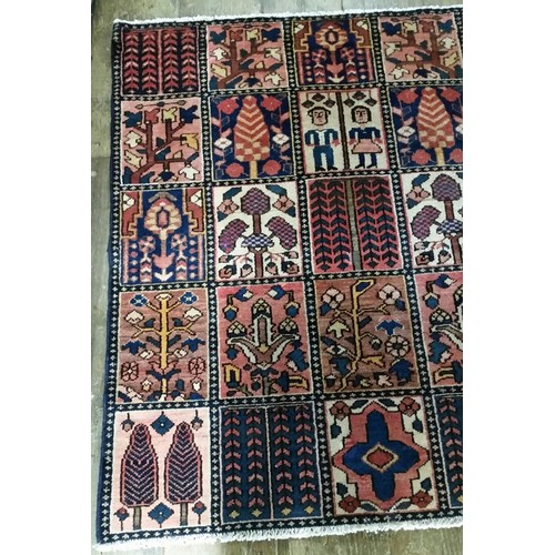 262 - A handmade Iranian semi old 100% pure wool carpet. All over design. Full pile Fully washed Excellent... 