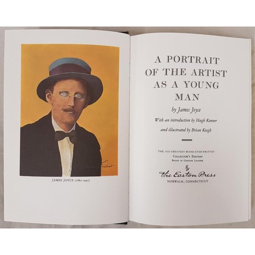 19 - JOYCE, James. A Portrait of the Artist as a Young Man. Connecticut, Easton Press, 1977. Royal 8vo. P... 