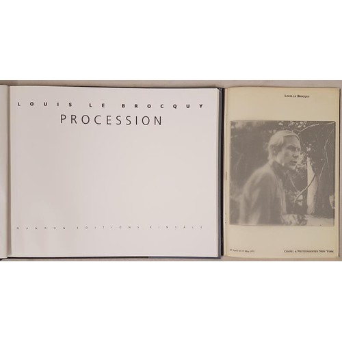 33 - Louis Le Brocquy. Processions. 1994. 1st.Oblong folio. Illustrated. Pristine;  and early scarce... 