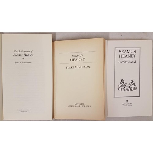 43 - Seamus Heaney. Station Island 1984. 1st edit;   B. Morrisson. Seamus Heaney. 1982. 1st;&nb... 