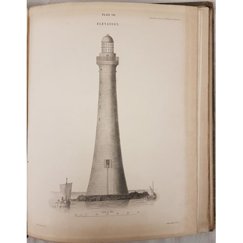 74 - Alan Stevenson 'Account of the Skerryvore Lighthouse' with notes on the Illumination of Lighthouses,... 