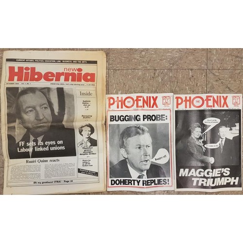 86 - The Phoenix Magazine: Vol 1 no 1, Jan 1983, the Bugging Probe; Vol 1 no 12, Maggies Triumphs. New Hi... 