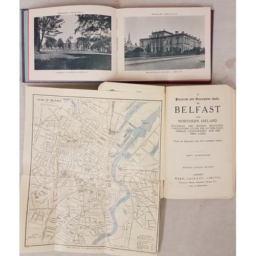 104 - Pictorial Ireland with 144 illustrations. Photo album c. 1900; and Ward Lock-Belfast. C. 1950 with m... 