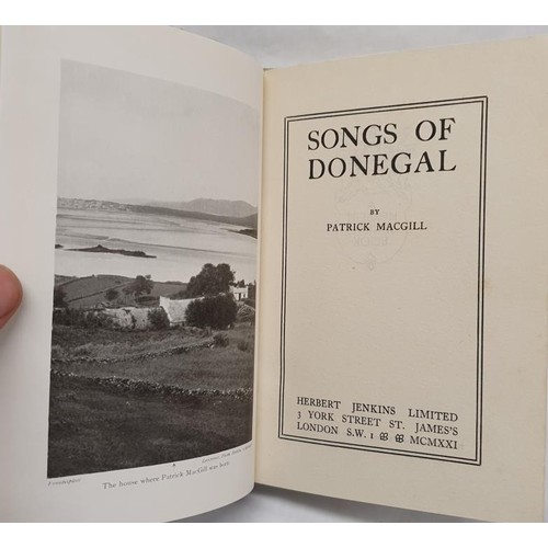 110 - MacGill, Patrick. Songs of Donegal 1921 (1)