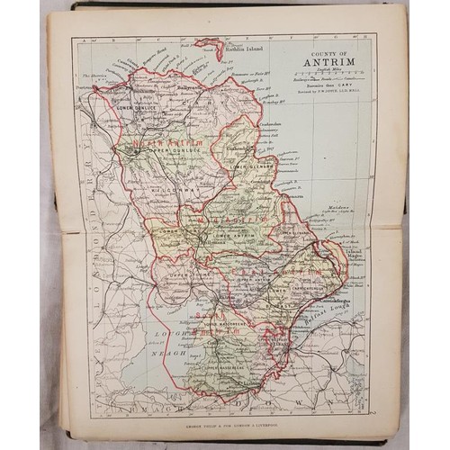 113 - Joyce, P. W.  Bartholomew, J. Philips Handy Atlas of the Counties of Ireland. London, 1885. Col... 