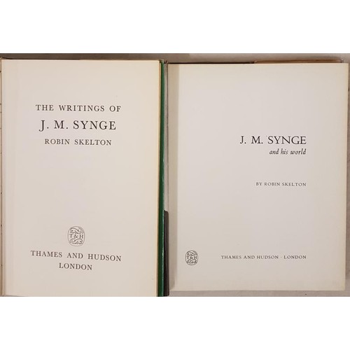 133 - Robin Skelton. The Writings of J. M. Synge. 1971. Ephemera loosely inserted;  and R. Skelton. J... 