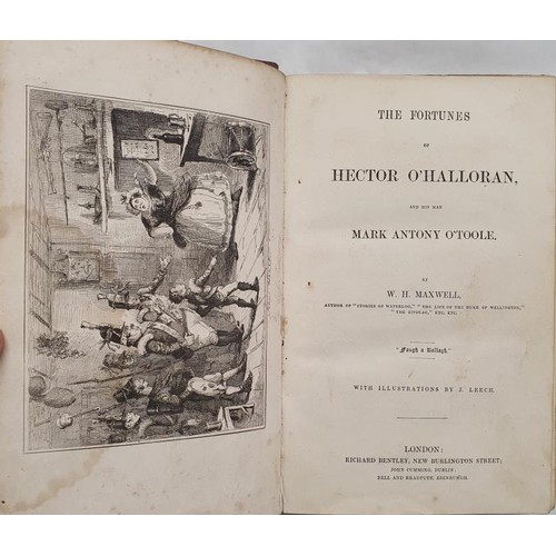 135 - Maxwell W. H. The Fortunes of Hector O'Halloran. London c.1870 (1)
