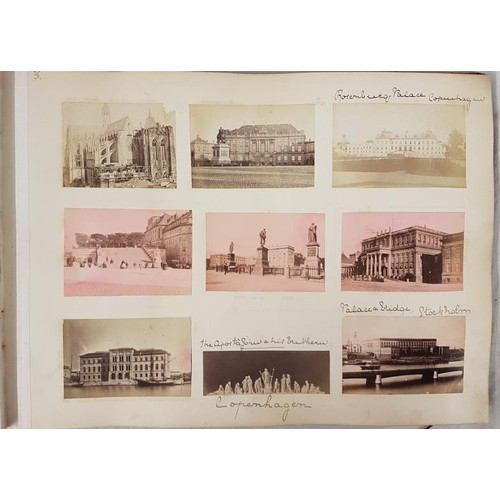 137 - 1889 Album of rare original photographs of Moscow, St.Petersburg, Dresden, Madrid, Berlin, Vienna, S... 