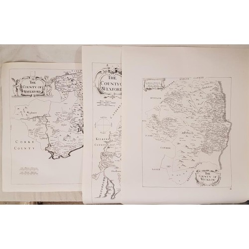 683 - From Hiberniae Delineato by William Petty 1968 Reprint Newcastle. The County of Wicklow, The County ... 