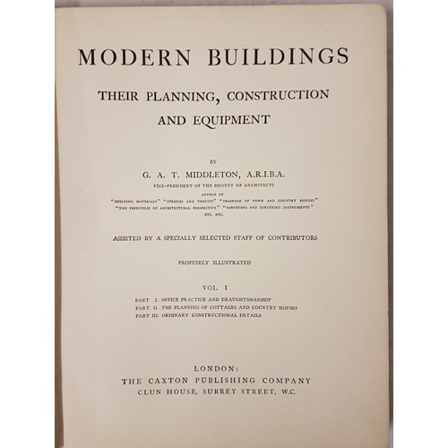 8 - Cyclopedia of Civil Engineering (9 vols) by the American Technical Society along with Modern Buildin... 