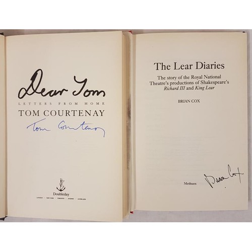 37 - The Lear Diaries, Brian Cox, First Edition, First Printing, 1992, Methuen, with dust jacket, signed ... 