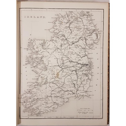 53 - W.H. Bartlett The Scenery and Antiquities of Ireland. C. 1835. Two volumes. Map & 119 steel engr... 