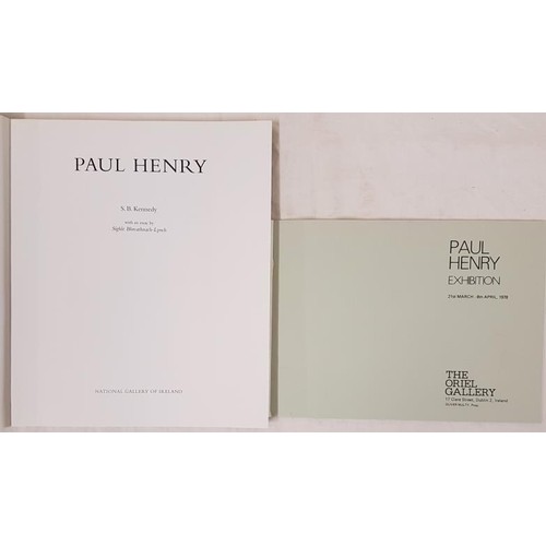 142 - S.B.Kennedy Paul Henry. 2003. Ex. Catalogue. National Gallery, Dublin, Feb/May 2003. Quarto Fine cat... 