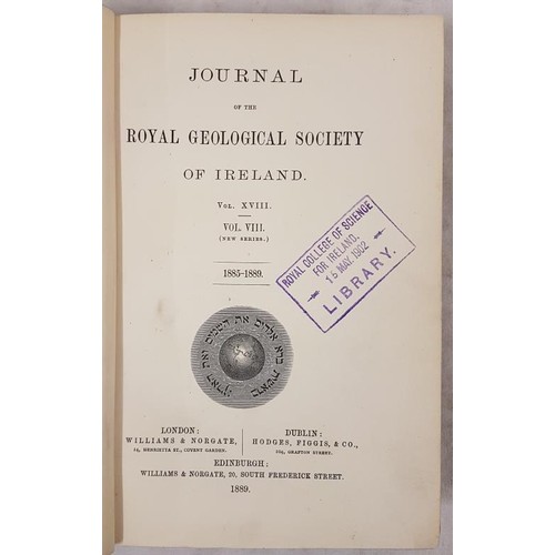 165 - G. H. Kinahan Economic Geology of Ireland 1885 - 1889