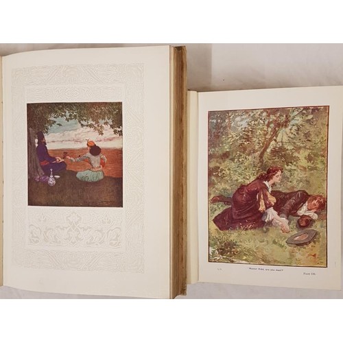 179 - R.D. Blackmore. Lorna Doone. C. 1910. Colour plates. Original gilt cloth;   and  Edward Fitzgerald (... 